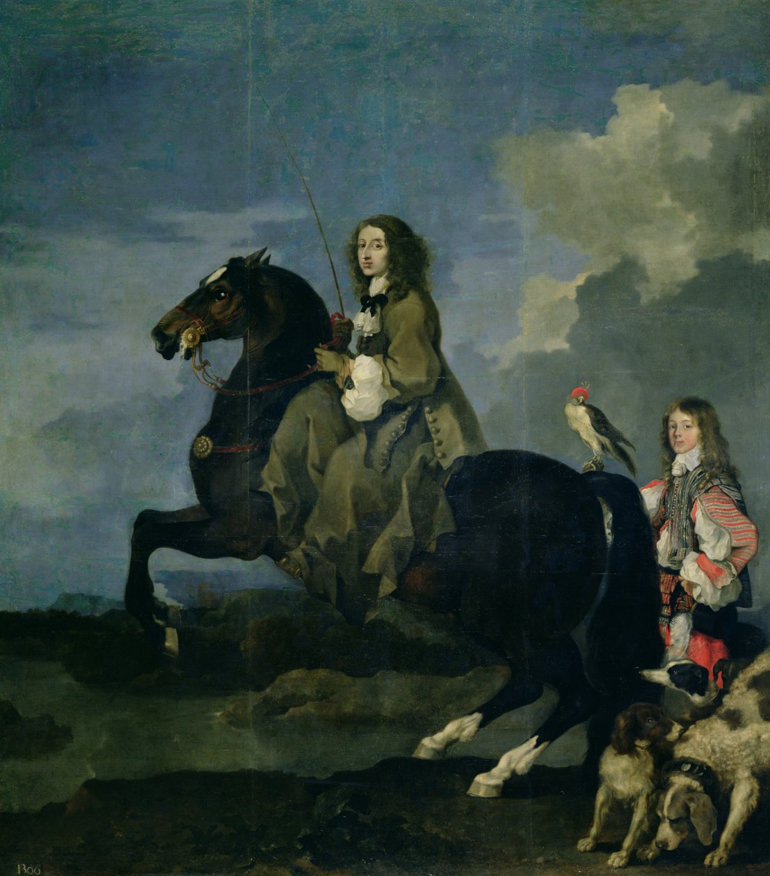 كريستينا السويدية (1626-89) على ظهور الخيل بواسطة سيباستيان بوردون