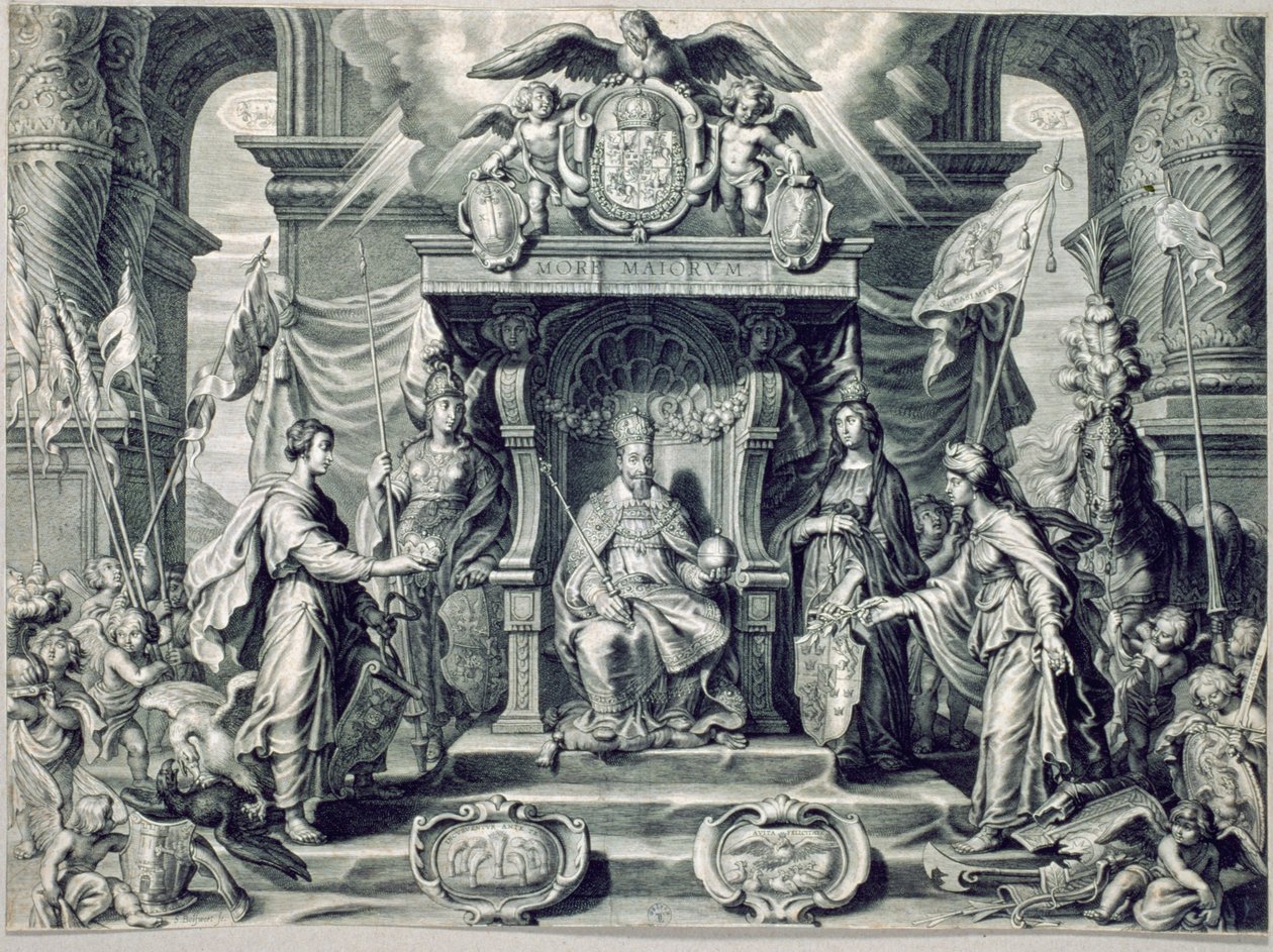 أطروحة فلسفية ليجزا مع صورة سيجيسموند الثالث (1566-1632) 1628 بواسطة وبخ آدم بولسويرت