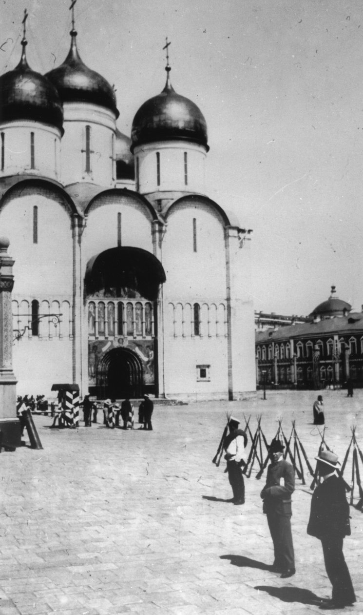 كاتدرائية الرقاد في موسكو الكرملين ، روسيا ، 1883. بواسطة شيرير نبهولز وشركاه