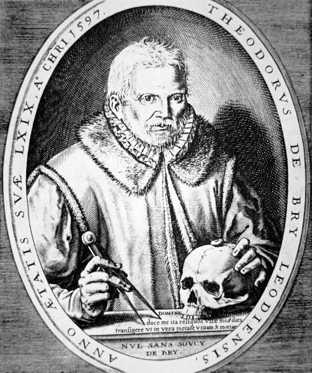 Theodore de Bry (litho) بواسطة المدرسة الأمريكية