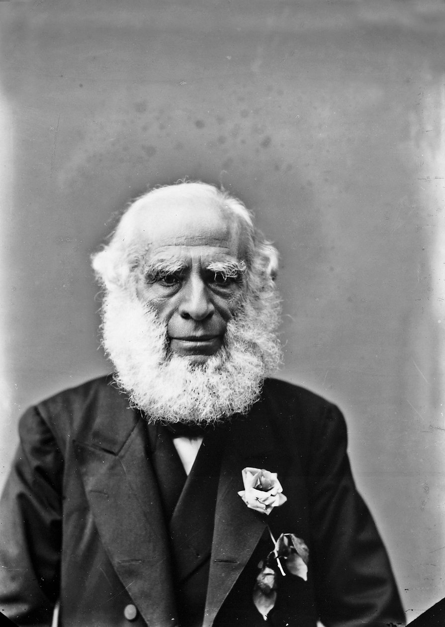 Potrait of an elderly man بواسطة المدرسة الكندية