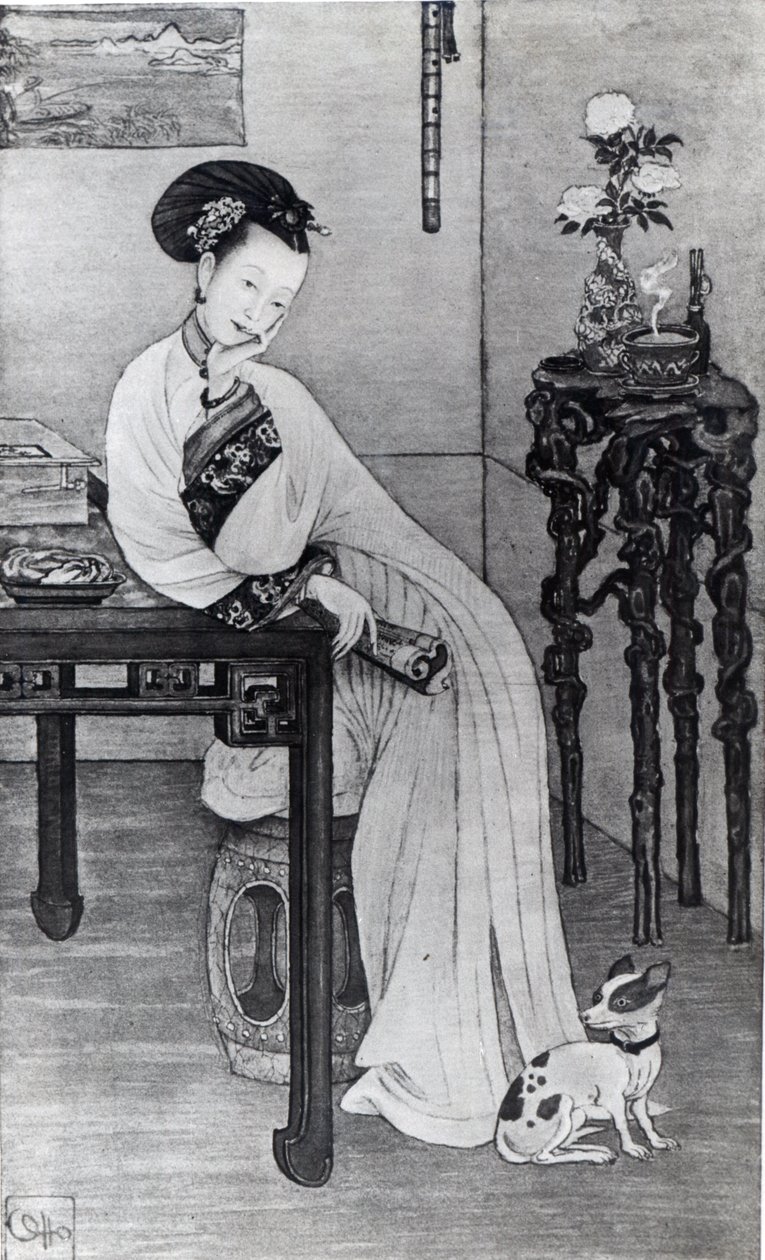 Empress Dowager Cixi (litho) بواسطة المدرسة الصينية