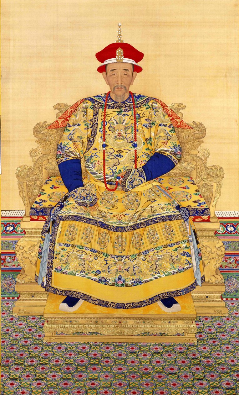 إمبراطور كانغشي (1654-1722) بالتساوي مع المعلم الصيني ، الثلث الأول من القرن الثامن عشر. - حبر ولون على قماش - متحف القصر ، بكين بواسطة المدرسة الصينية