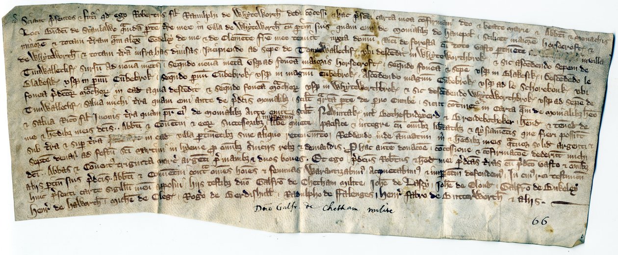 Medieval Deeds (ink on paper) بواسطة مدرسة اللغة الإنجليزية