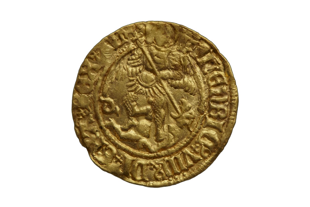 عملة تيودور من Asthall Hoard بواسطة مدرسة اللغة الإنجليزية