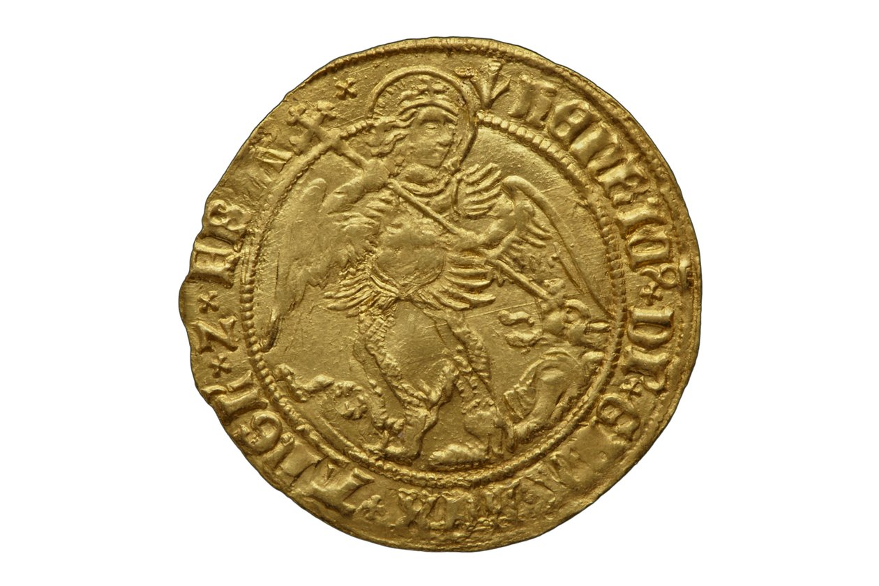 عملة تيودور من Asthall Hoard بواسطة مدرسة اللغة الإنجليزية