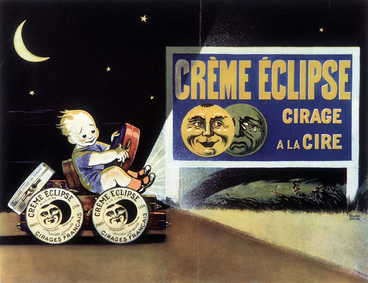 الإعلان عن تلميع الشمع "" Eclipse Creme "" بواسطة المدرسة الفرنسية
