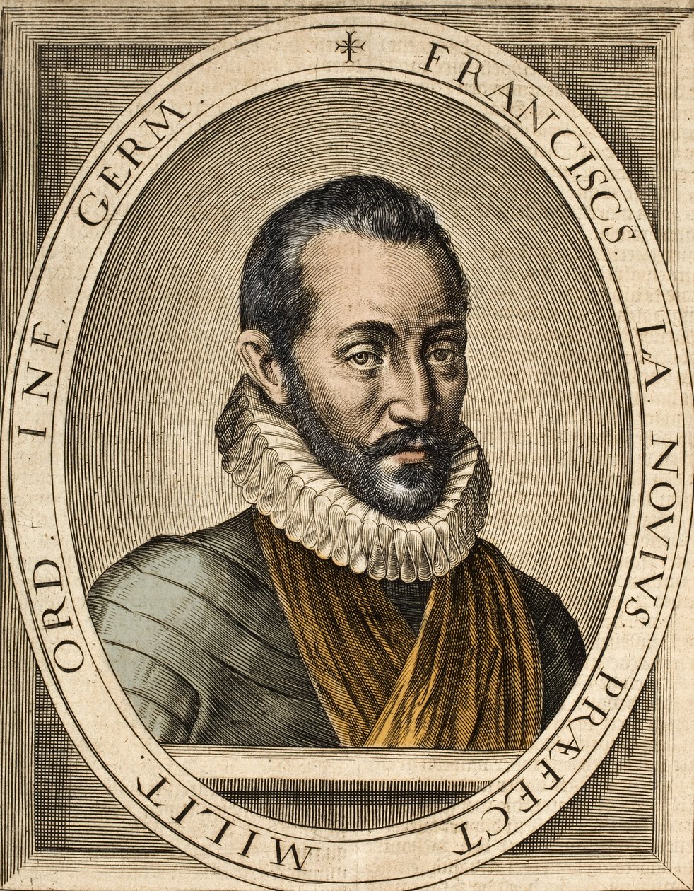صورة فرانسوا دي لا نو (1531-1591) ، مؤلف الخطب السياسية والعسكرية الفرنسية - فرانسوا دي لا نو المسمى براس دي فير (الذراع الحديدية) بواسطة المدرسة الفرنسية