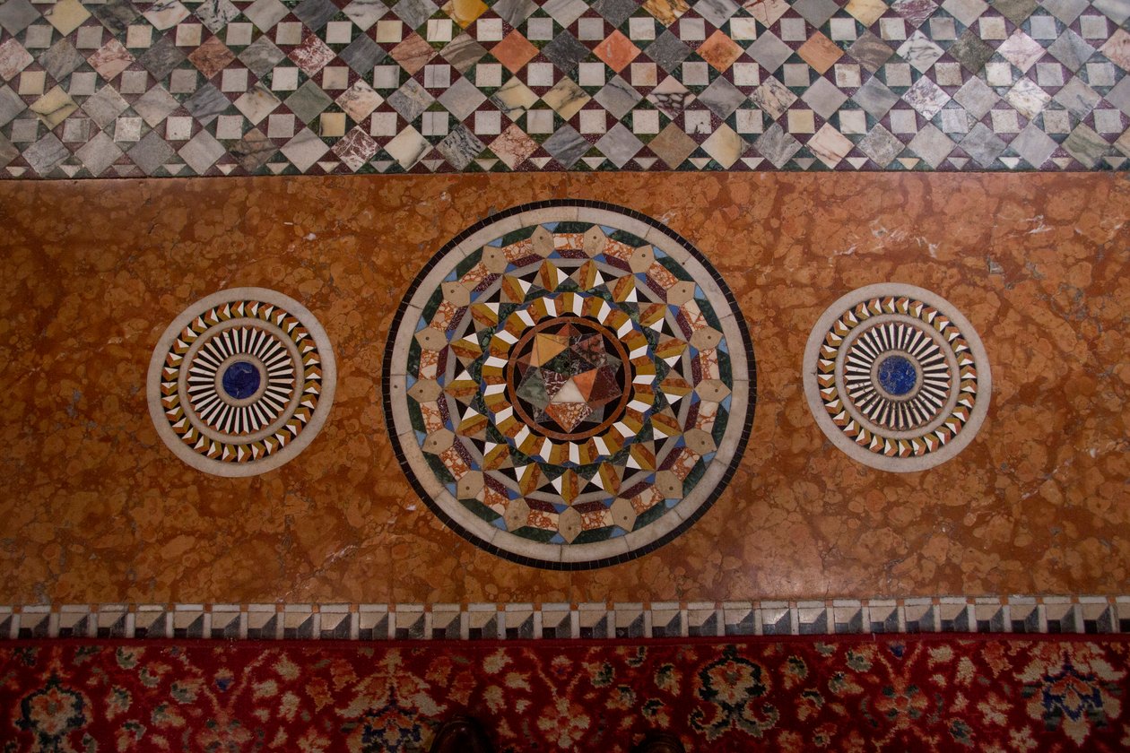 كنيسة القديس مرقس ، الكنيسة ، الرصيف (فسيفساء) بواسطة المدرسة الايطالية