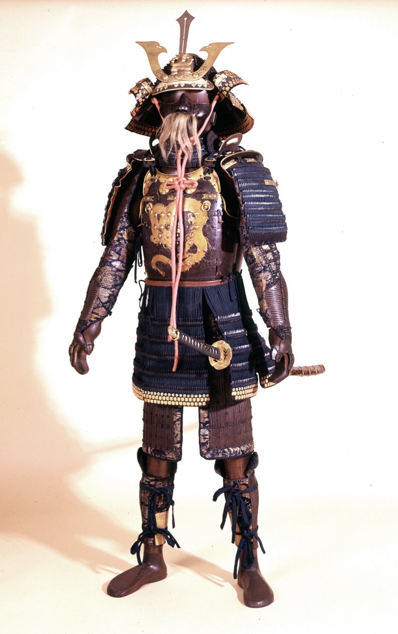 Japanese Samurai Armor Myo-Chin Mune-Tsugi, late 16th century بواسطة المدرسة اليابانية