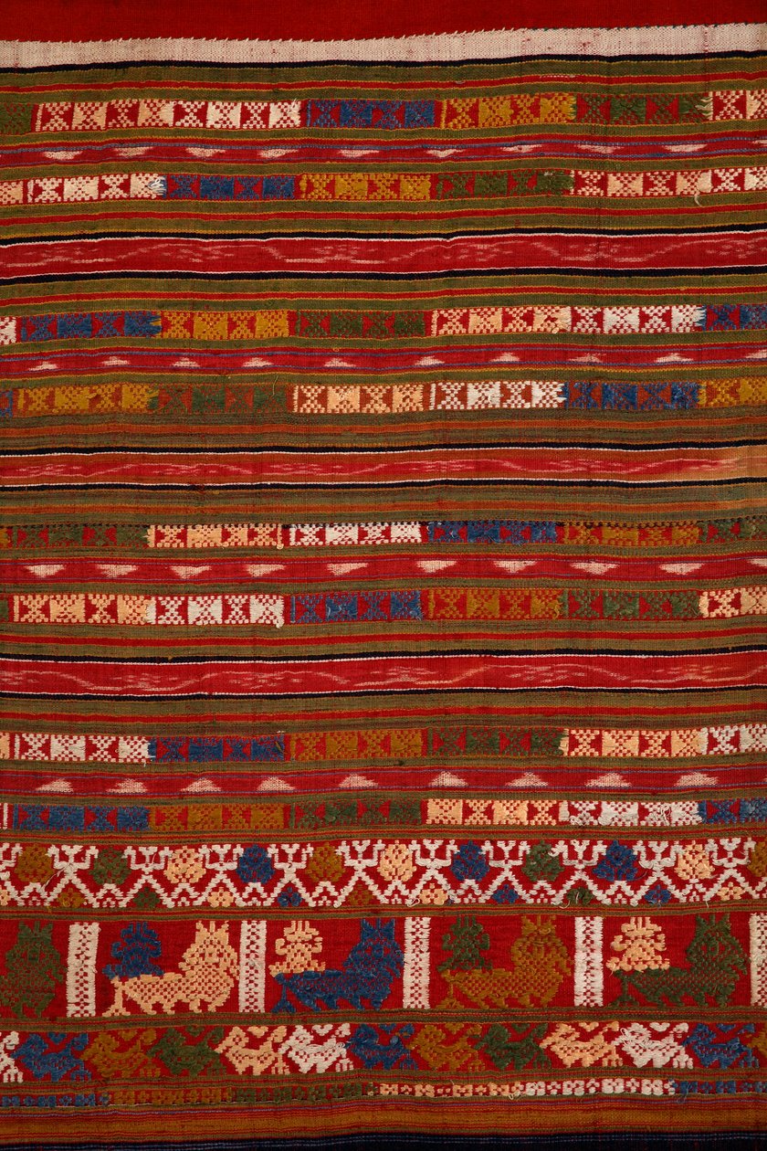 Detail of a Tai Lu skirt, Muang Hun, Udomxai Province, Laos (textile) بواسطة مدرسة اللاوسيين