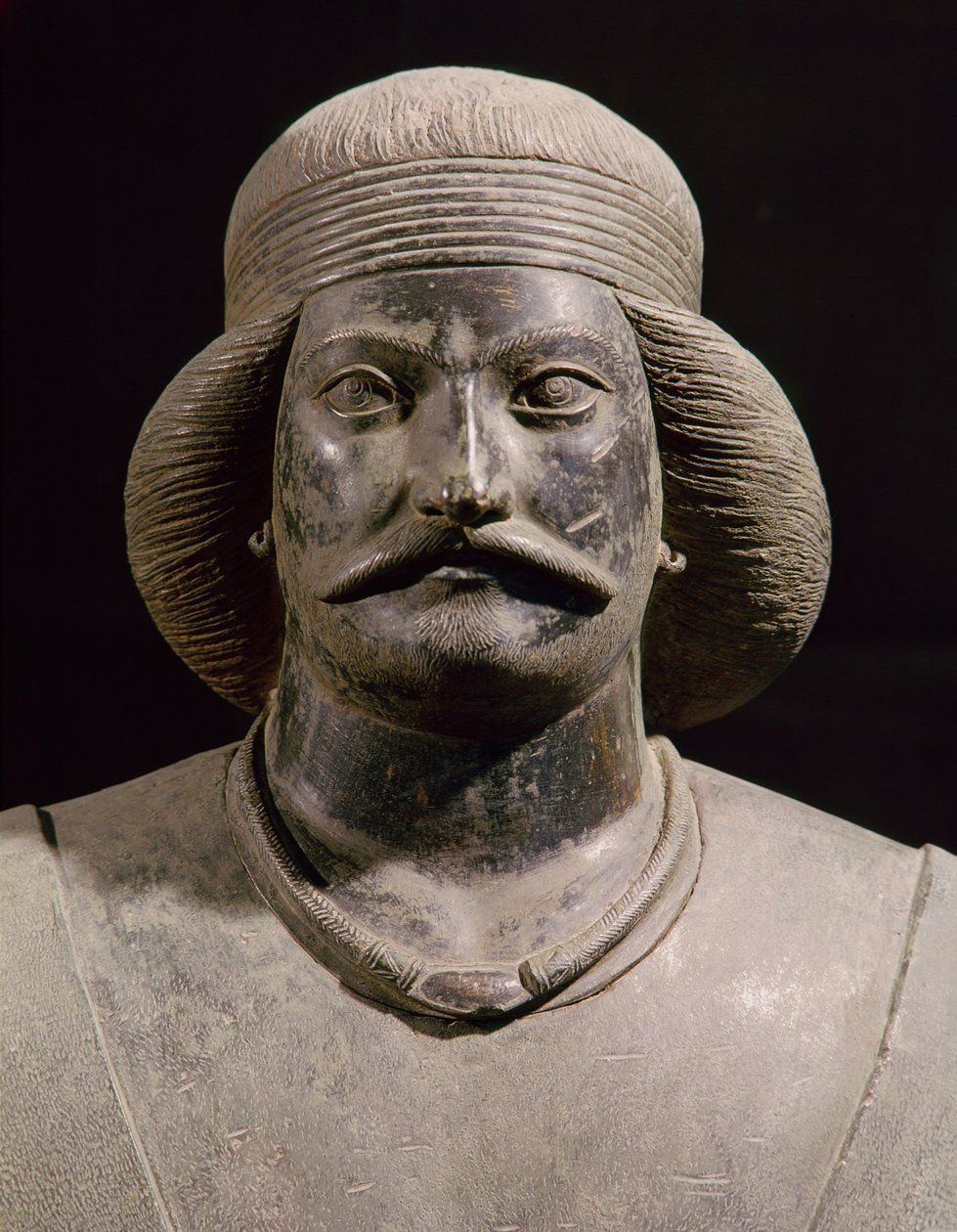 محارب بارثي ، من الشامي ، القرن الأول الميلادي (برونزي) (تفصيل) بواسطة مدرسة البارثيين