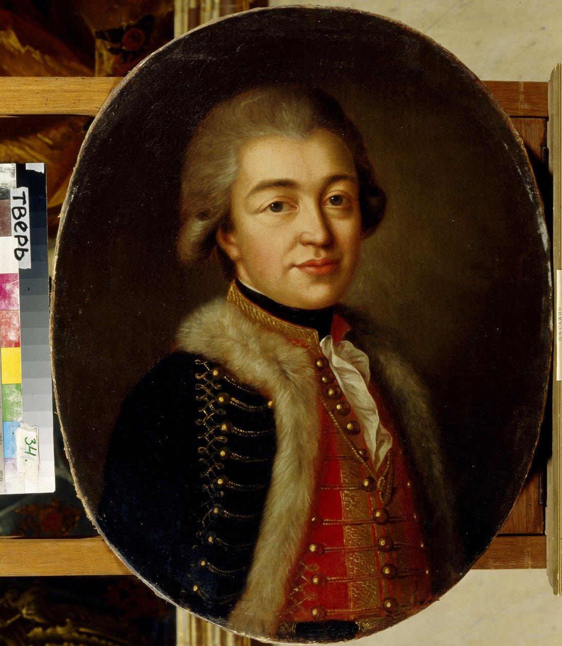 صورة للأمير ستيبان بوريسوفيتش كوراكين (1754-1805). (صورة الأمير ستيبان ب.كوراكين). لوحة مجهولة ، زيت على قماش ، النصف الثاني من القرن الثامن عشر. الفن الروسي بواسطة المدرسة الروسية