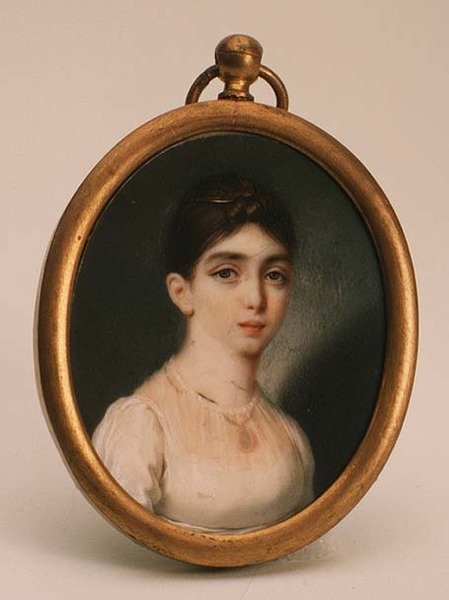 صورة لداريا ميخائيلوفنا أوبوشينينا (1788-1854) بواسطة المدرسة الروسية