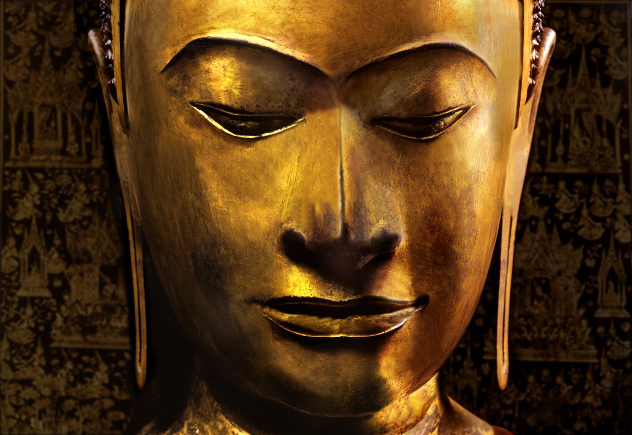 Head of a Buddha image بواسطة مدرسة سيامي