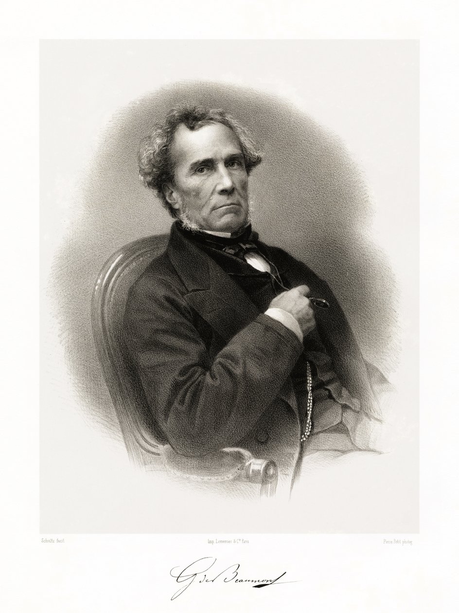 غوستاف دي بومونت ، 1865-66 بواسطة شولتز
