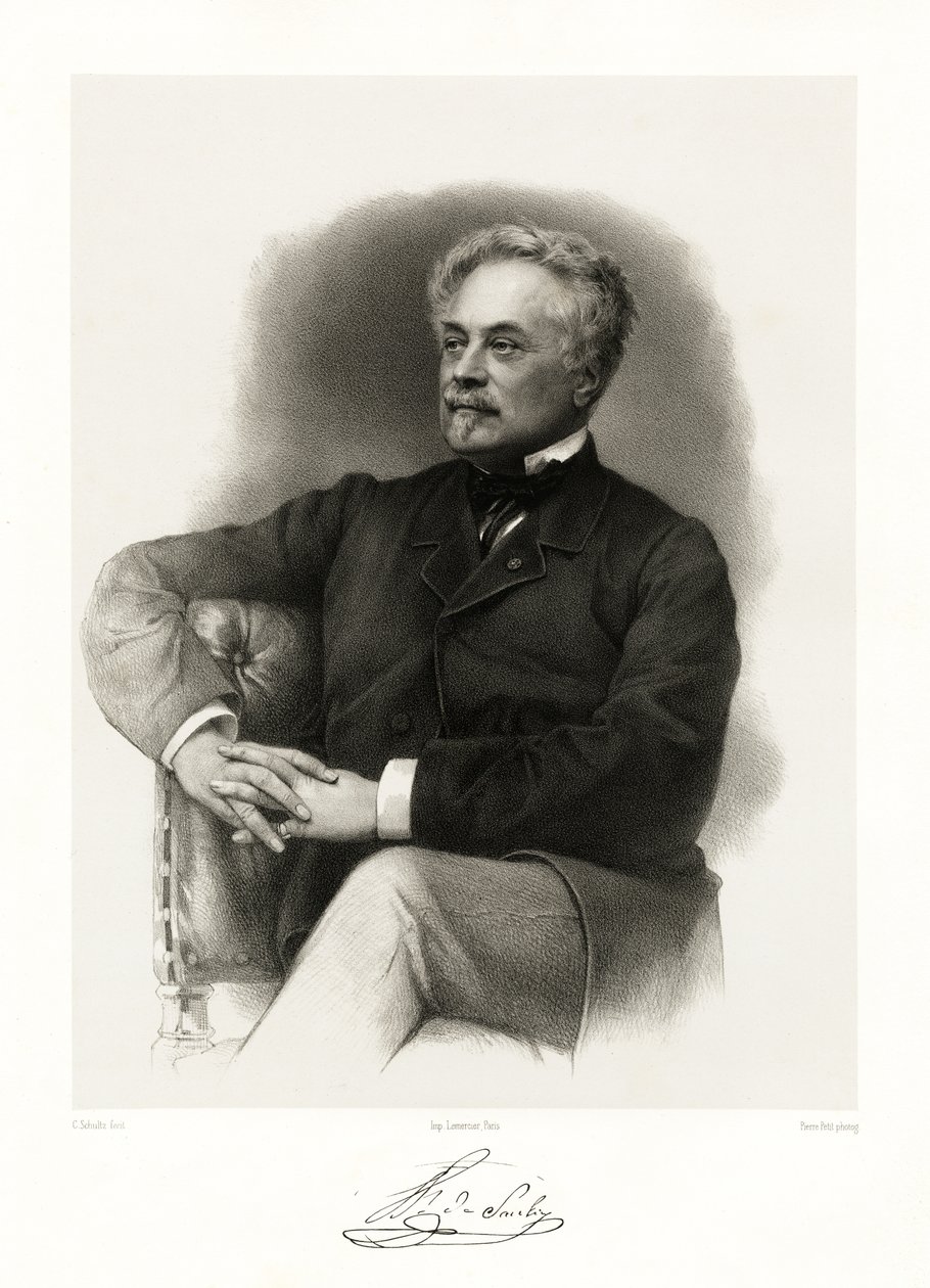 لويس فيليسيان جوزيف ، Caignart de Saulcy ، 1865-66 بواسطة شولتز