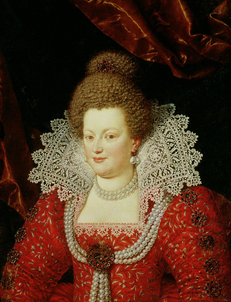 صورة ماري دي ميديشي (1573-1642) بواسطة Scipione Pulzone