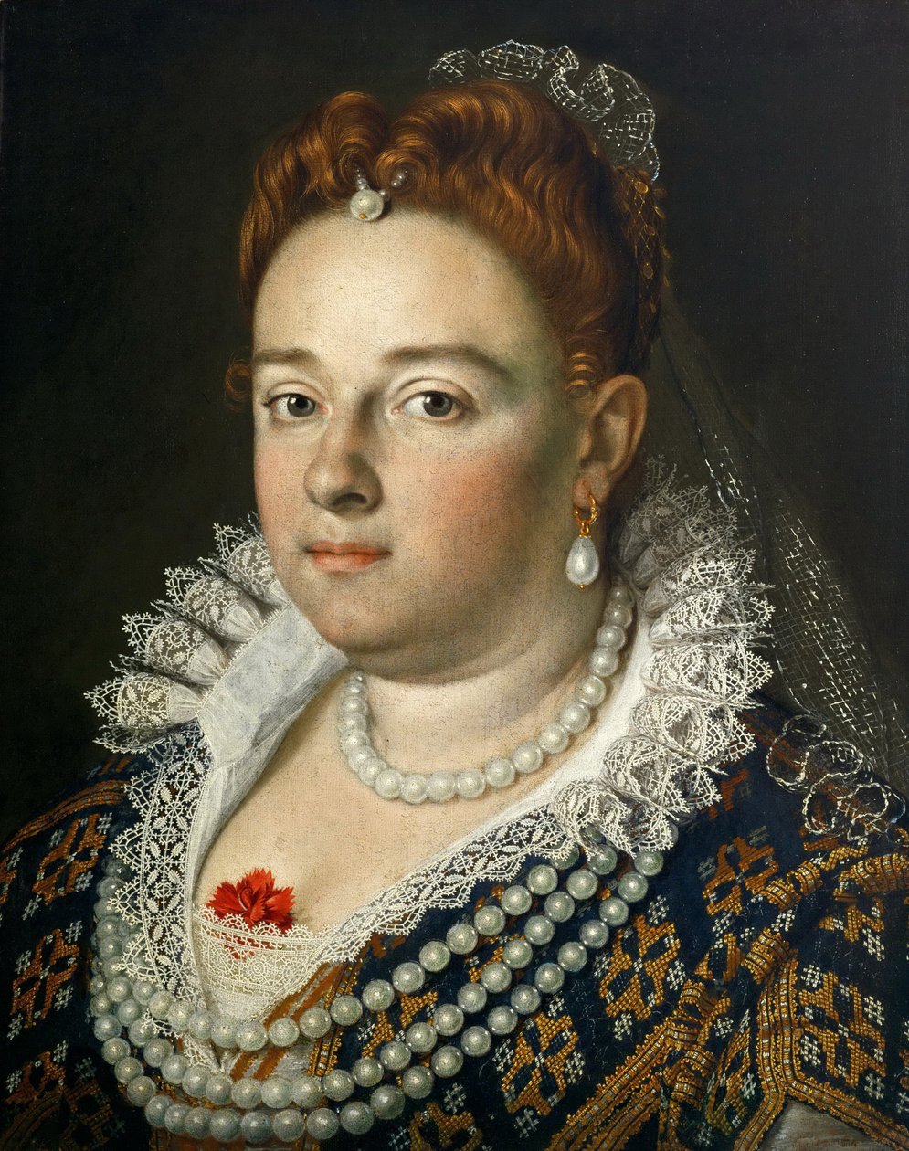 صورة لبيانكا كابيلو 1548-1587 ، دوقة توسكانا الكبرى ، 1585-1586 بواسطة Scipione Pulzone