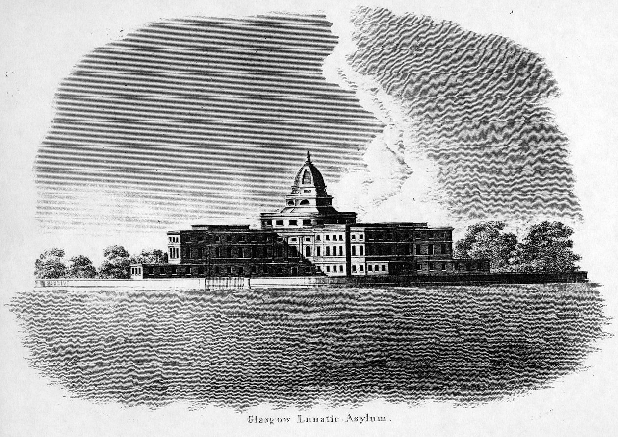 غلاسكو Lunatic Asylum ، c.1830 بواسطة المدرسة الاسكتلندية