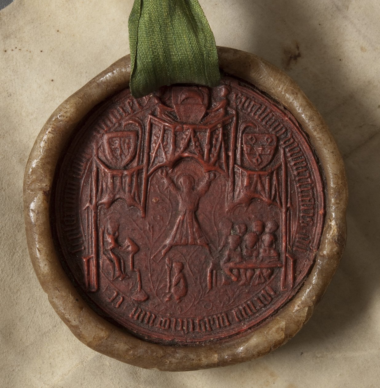 دبلوم صادر عن الجامعة لتوماس جيمس ، 1626 (حبر على الرق مع ختم الشمع) بواسطة المدرسة الاسكتلندية