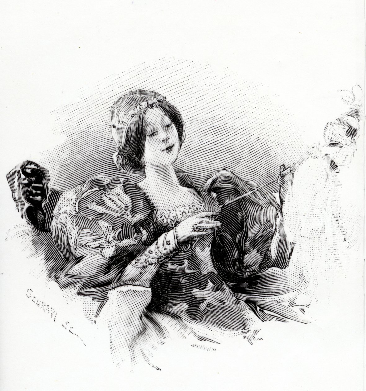 الجمال النائم ، رسم توضيحي من "Les Contes de Perrault" بواسطة تشارلز بيرولت ، نشر عام 1894 بواسطة Scuravi