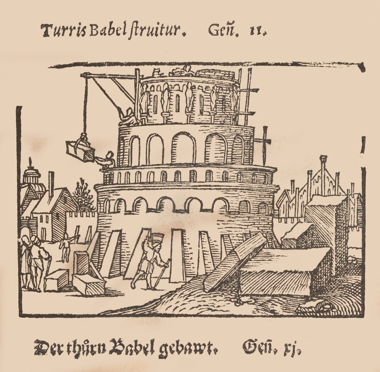 تاريخ الكتاب المقدس ، يتضح مع معظم الصور الفنية بقلم سيبالد بهيم الرسام ... ، كاليفورنيا. 1540 بواسطة سيبالد بيهام