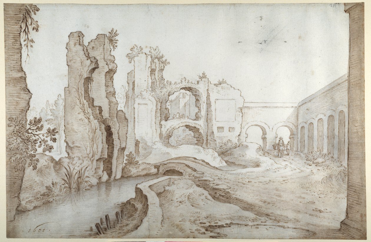 Ruins of the Thermae of Titus بواسطة سيباستيان فرانكس