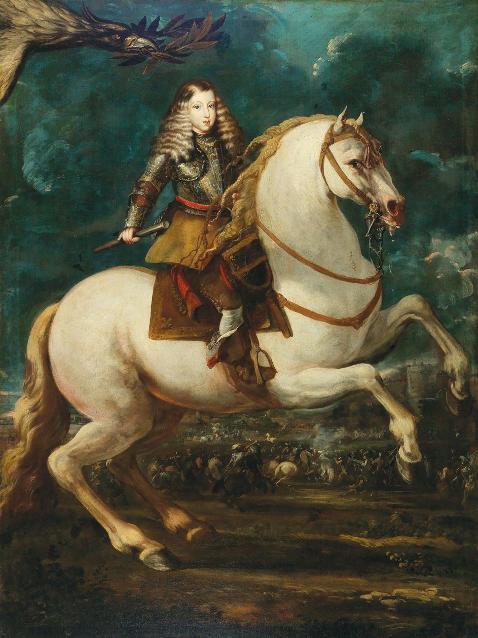 صورة الفروسية لتشارلز الثاني ملك إسبانيا ، 1660. بواسطة سيباستيان دي هيريرا بارنويفو