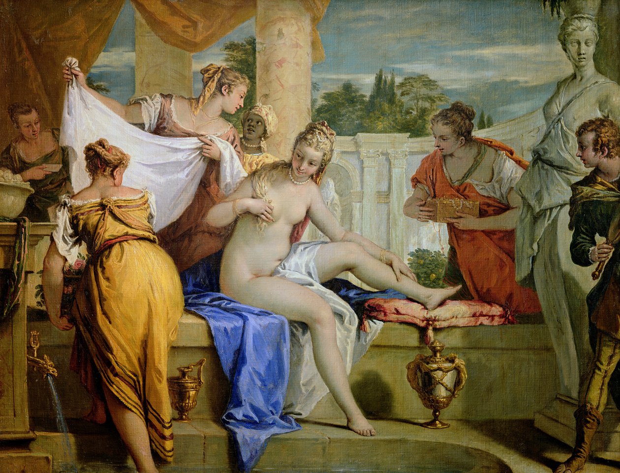 الاستحمام بثشبع ، ج .1725 بواسطة سيباستيانو ريتشي