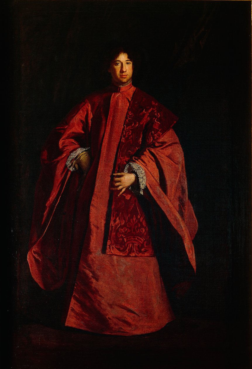 صورة للنائب العام جيرولامو كويريني ستامباليا ، بقلم سيباستيانو بومبيلي (1635-1719) ، زيت على قماش بواسطة سيباستيانو بومبيلي