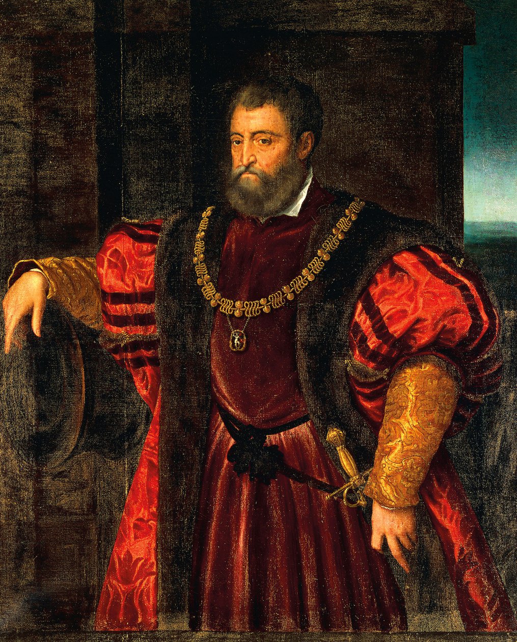 صورة لألفونسو الأول ديستي (1476-1534) بواسطة سيباستيانو فيليبي