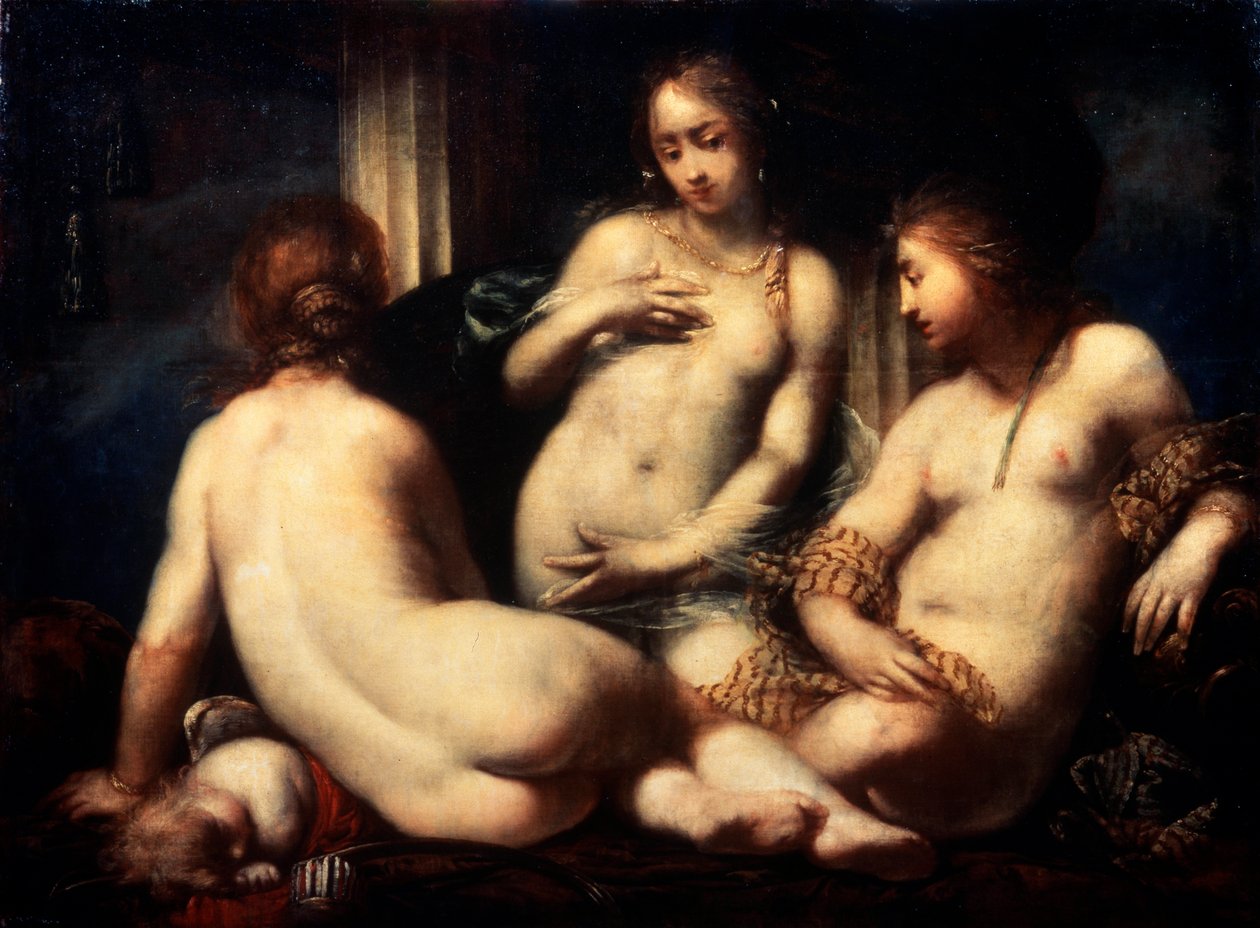 النعم الثلاث ، 1650s بواسطة سيباستيانو مازوني
