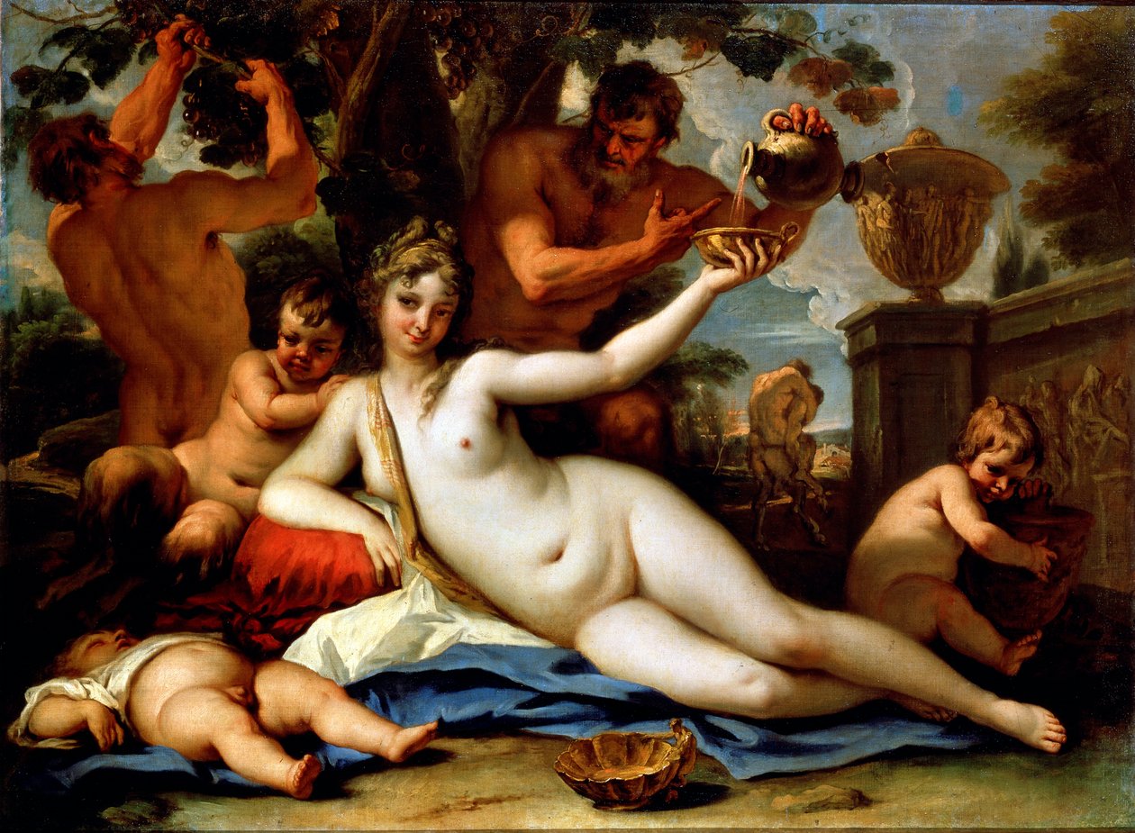 Bacchante and Satyrs، c1713 بواسطة سيباستيانو ريتشي