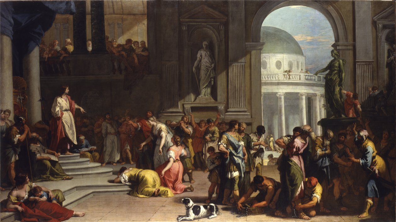 سوزانا قبل دانيال ، 1725-26 بواسطة سيباستيانو ريتشي