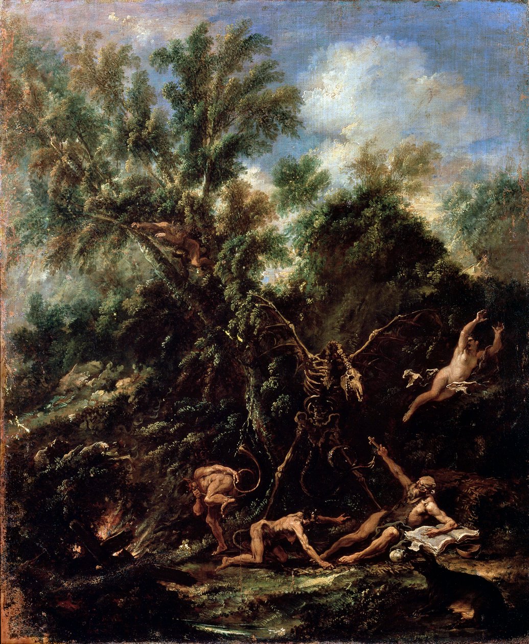 إغراء القديس أنطونيوس ، c1706-c1707 بواسطة سيباستيانو ريتشي