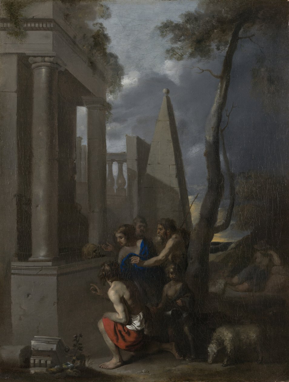 وآخرون في Arcadia Ego ، c.1637-38 بواسطة سيباستيان بوردون