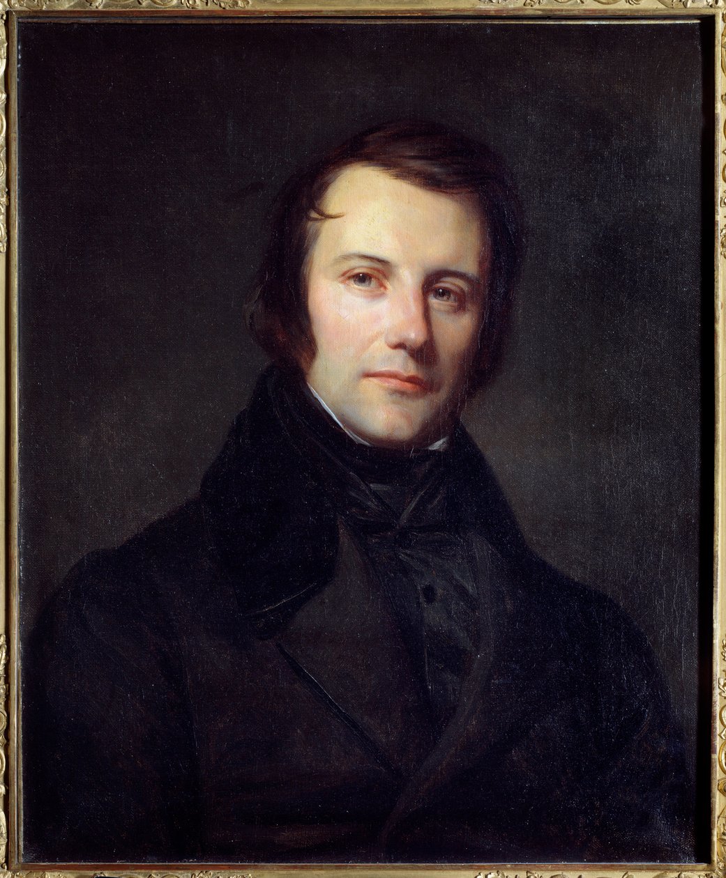 صورة لإدغار كوينيت (1803-1875) نُقلت عام 1848. لوحة لسيباستيان كورنو (1804 - 1870) بواسطة سيباستيان ميلكيور كورنو