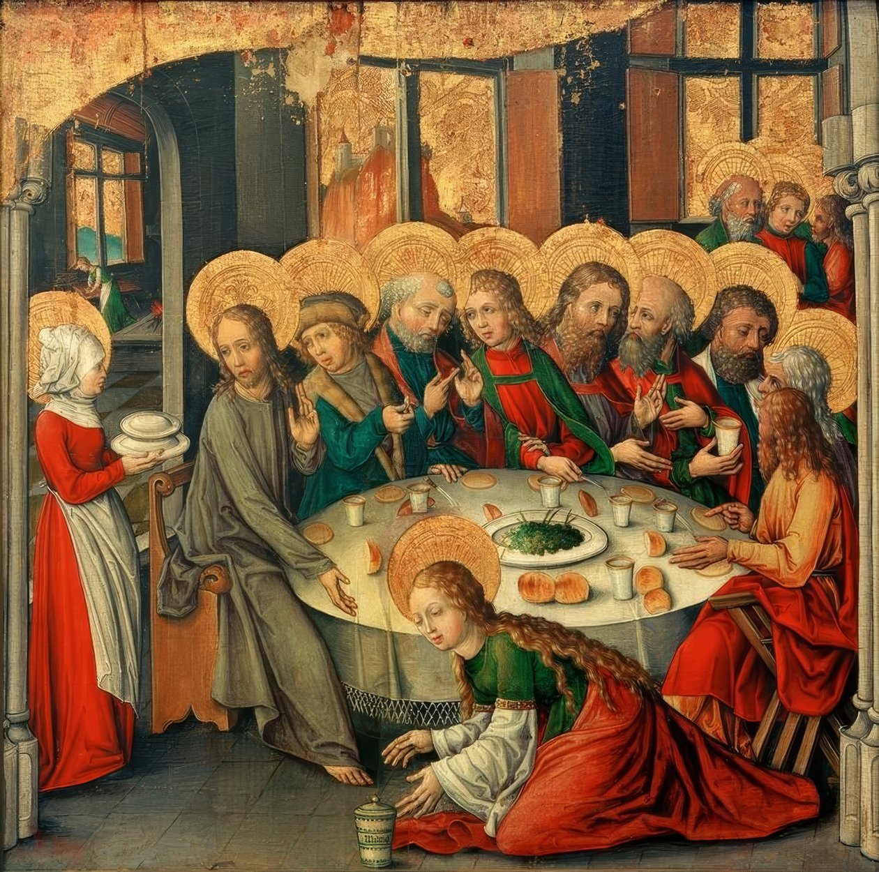 Das Gastmahl im Hause des Pharisäers Simon بواسطة سيد البحر Swabian
