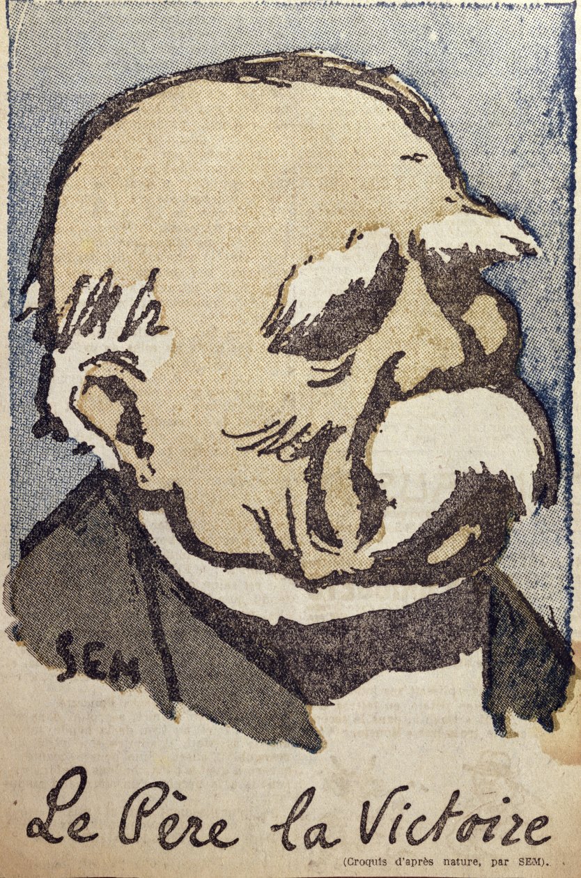 جورج كليمنصو (1841-1929) باسم "Pere la Victoire" ، 1918-1919 بواسطة سيم
