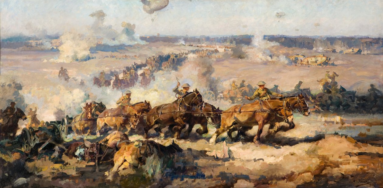 المعركة قبل فيلرز بريتونوكس ، 8 أغسطس 1918 بواسطة قوة سيبتيموس