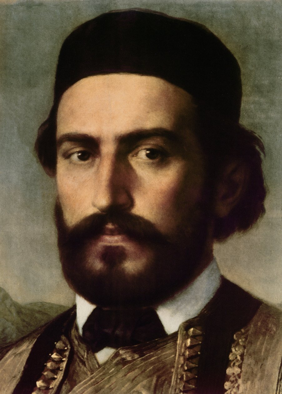 Petar II Petrovic Njegos ، آخر أسقف لأمير الجبل الأسود بواسطة المدرسة الصربية