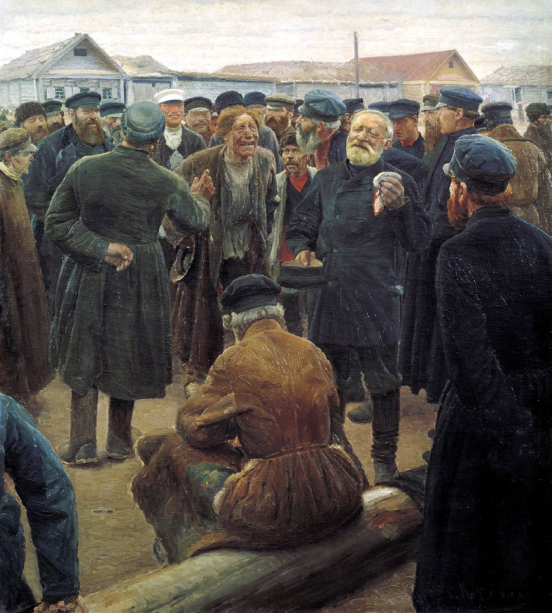 في اجتماع المجتمع القطري ، 1893. بواسطة سيرجي أليكسيفيتش كوروفين