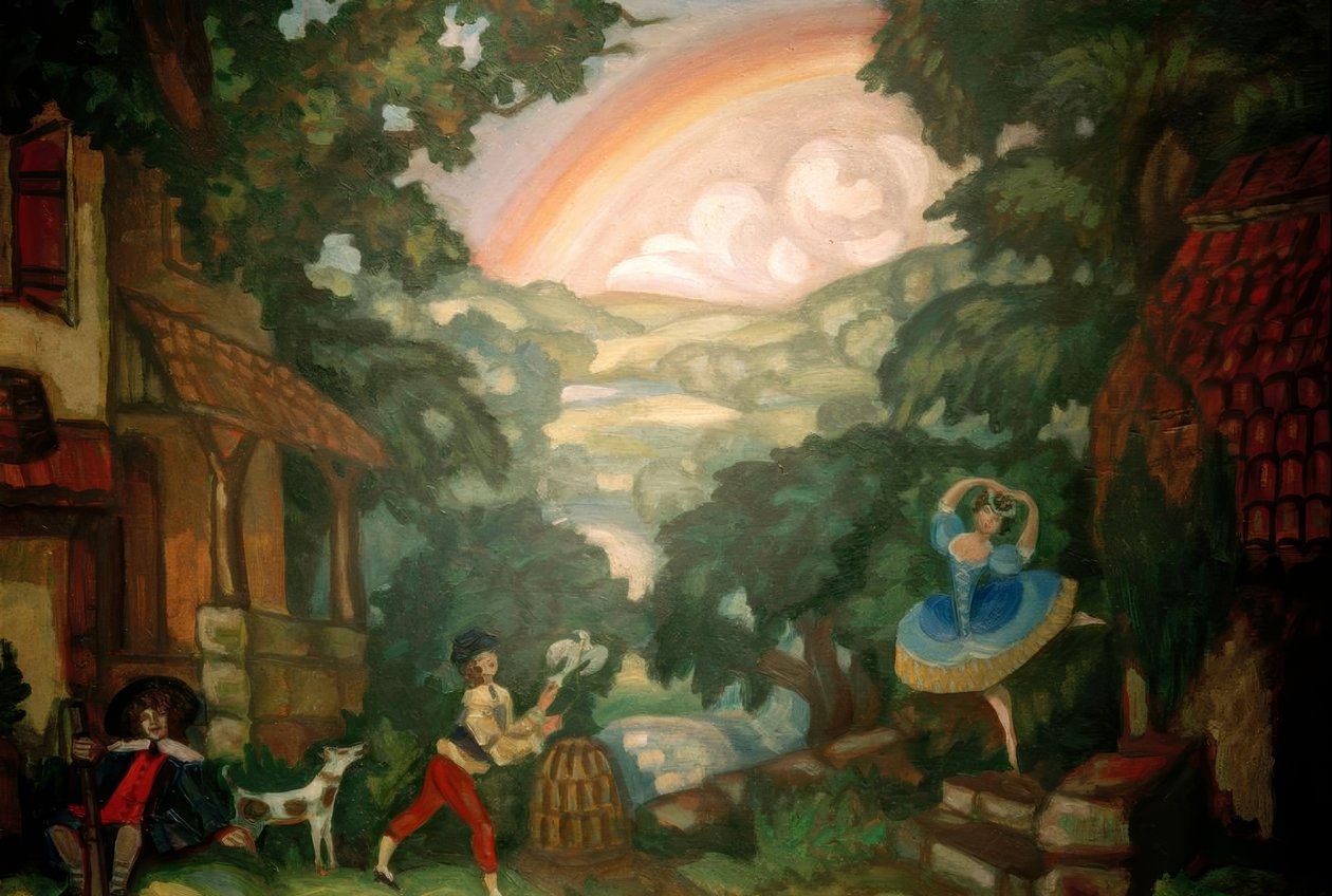 A.Adam، Giselle - set design Sudeikin بواسطة سيرجي يوريفيتش سوديكين