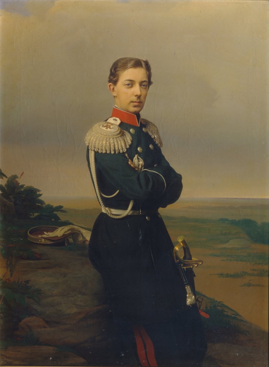 صورة تساريفيتش نيكولاس ألكساندروفيتش من روسيا 1843-1865 بواسطة سيرجي كونستانتينوفيتش زاريانكو