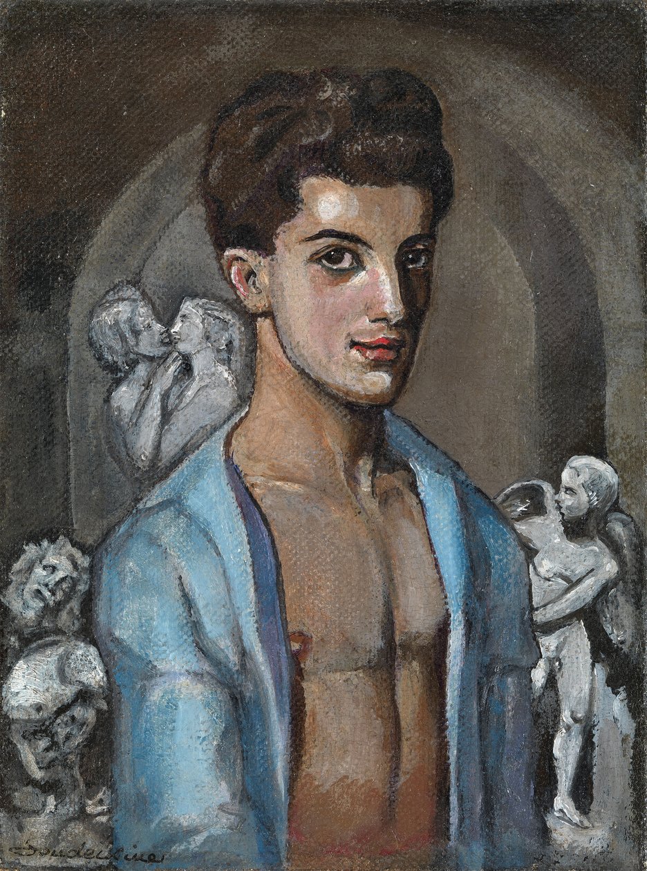 صورة لراقصة الرقص وراقصة الباليه ليونيد ماسين 1896-1979 بواسطة سيرجي يوريفيتش سوديكين
