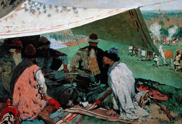 اتفاقية الأمراء ، 1910 بواسطة سيرجي فاسيليفيتش إيفانوف