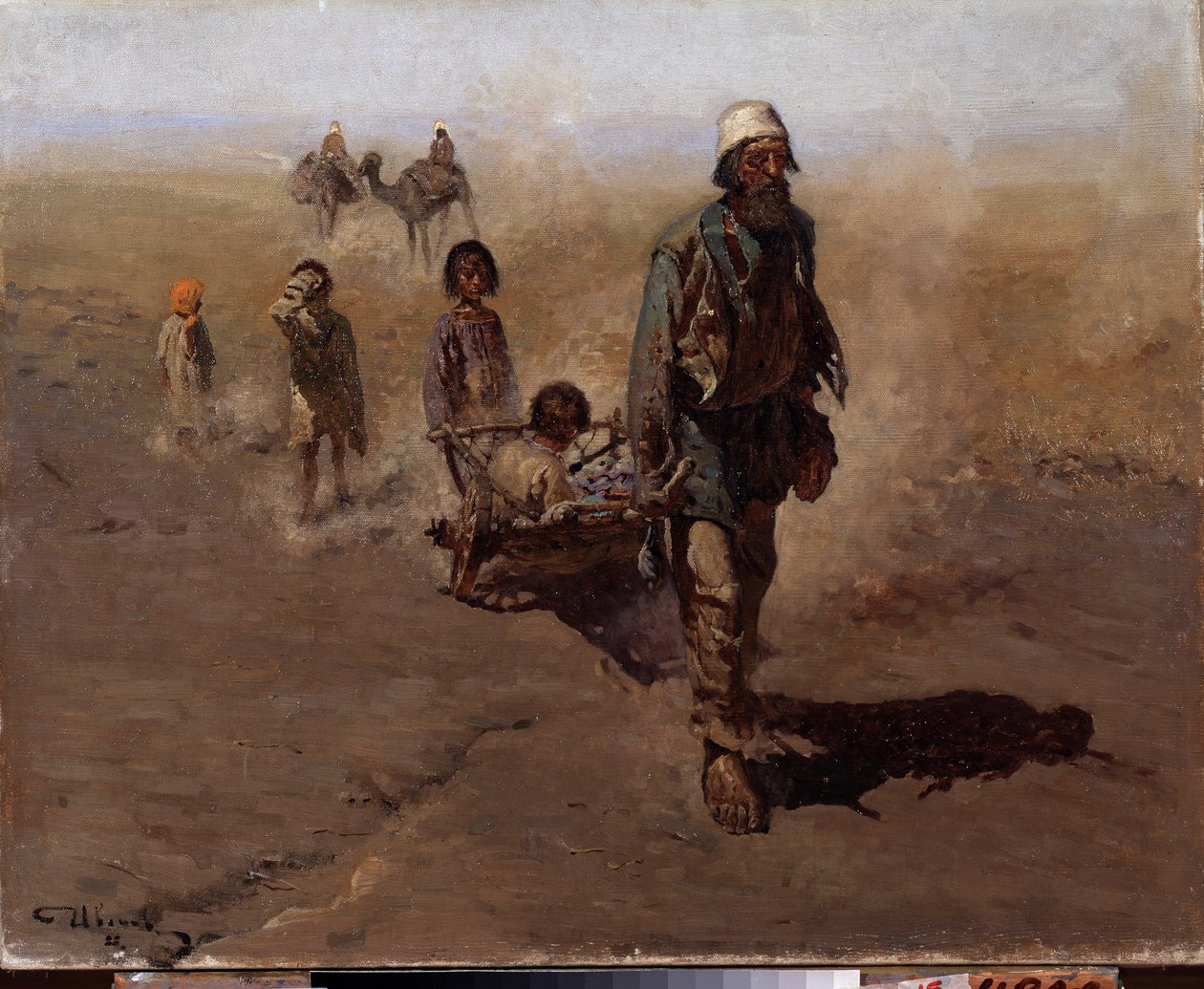 لم الشمل (العودة للوطن). لوحة لسيرجي فاسيليفيتش إيفانوف (1864-1910) ، زيت على قماش بواسطة سيرجي فاسيليفيتش إيفانوف