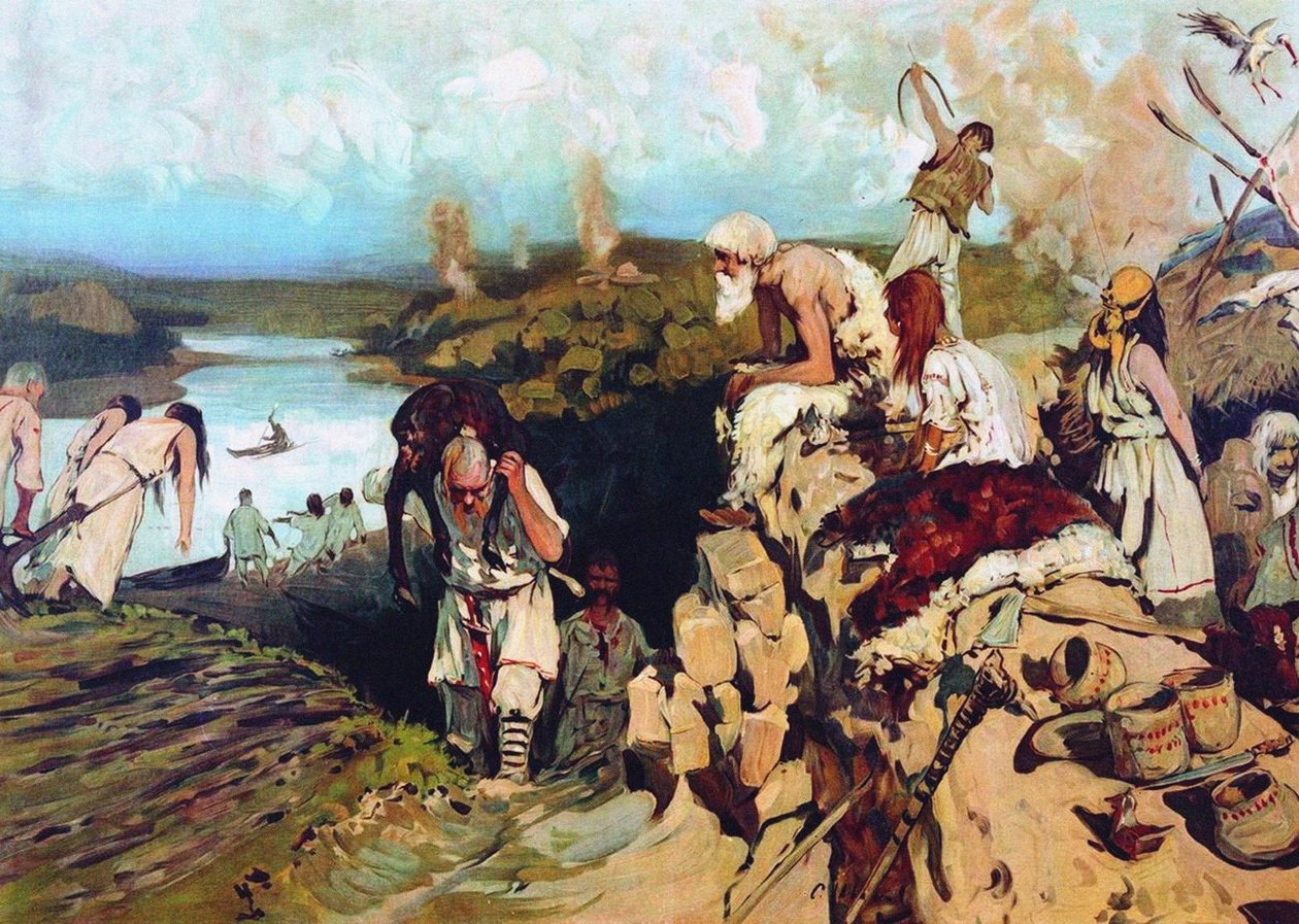 حياة السلاف الشرقيين ، 1907-1909 بواسطة سيرجي فاسيليفيتش إيفانوف