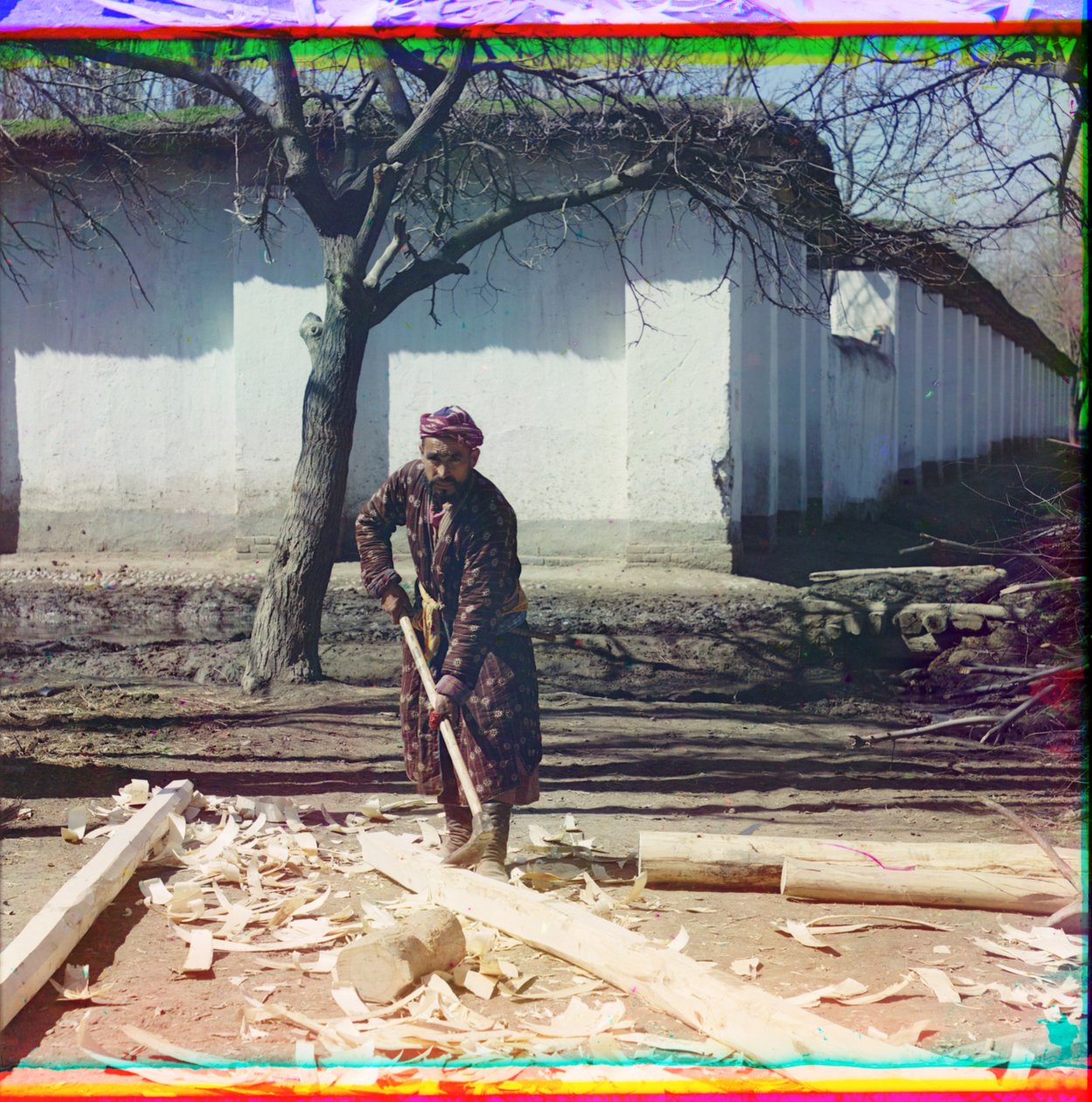نجار في سمرقند ، 1905-1915 بواسطة سيرجي بروكودين غورسكي